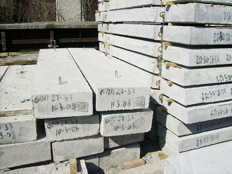 Перемычки плитные